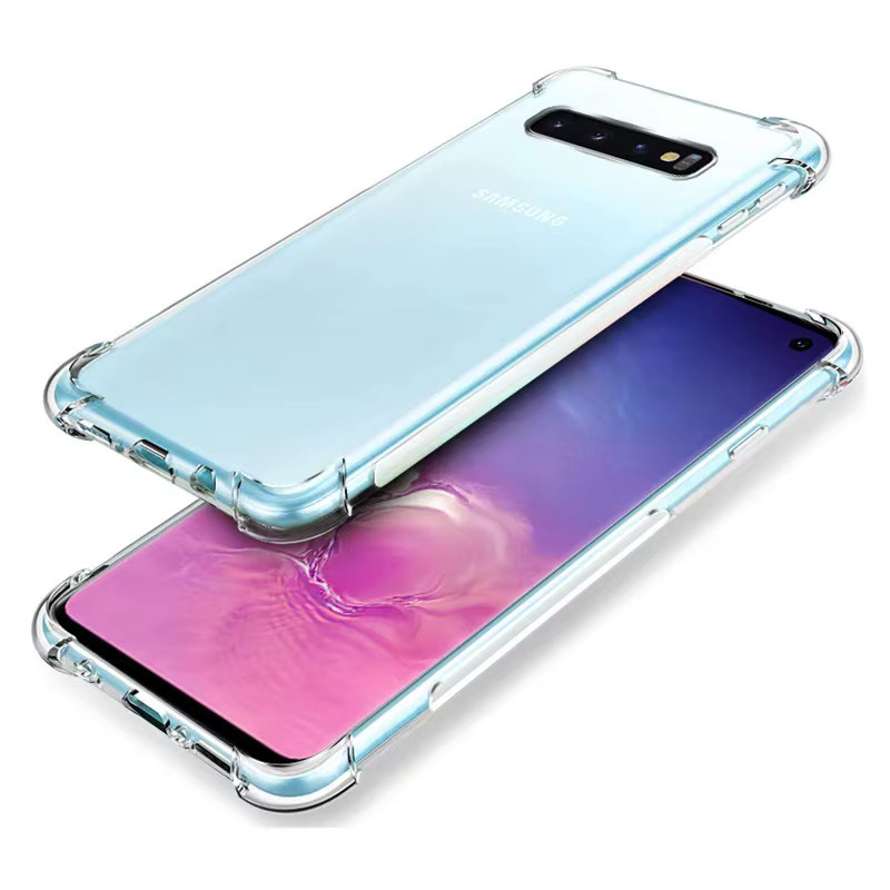 Stoßfeste transparente Silikon-Schutzhülle für Samsung Galaxy S20 FE S21 S22 S23 Ultra S9 S10 Plus S10E Note 9 10 20 - Bild 1