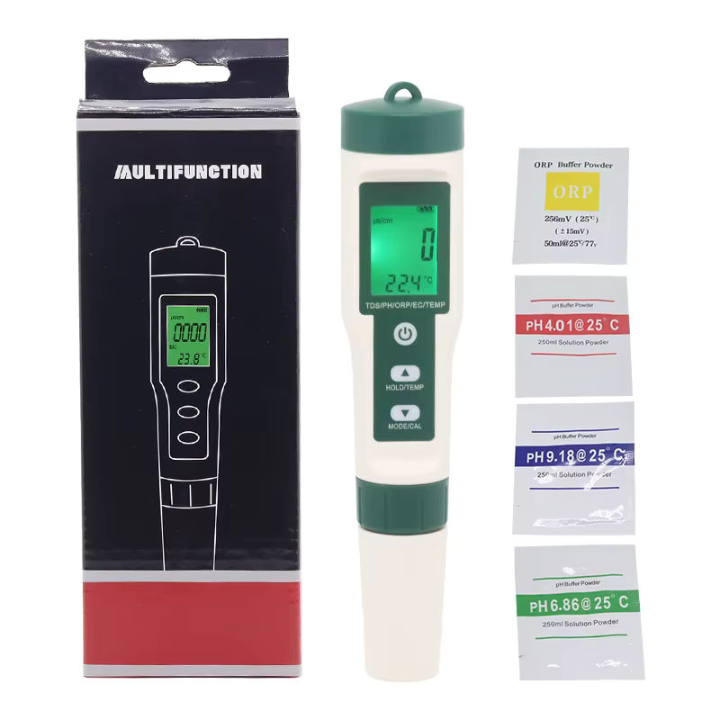 LPPCOLTD 10-in-1 Wasserqualitätsmonitor Tester für PH, TDS, EC, Salz, Temperatur, S.G, ORP, H2, Fruchtbarkeit und Widerstand für Pools, Trinkwasser und Aquarien - Bild 5