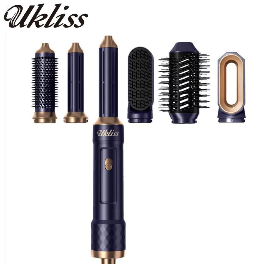 UKLISS 6-in-1-Haartrockner Multistyler Heißluftbürste, Unisex - Bild 2