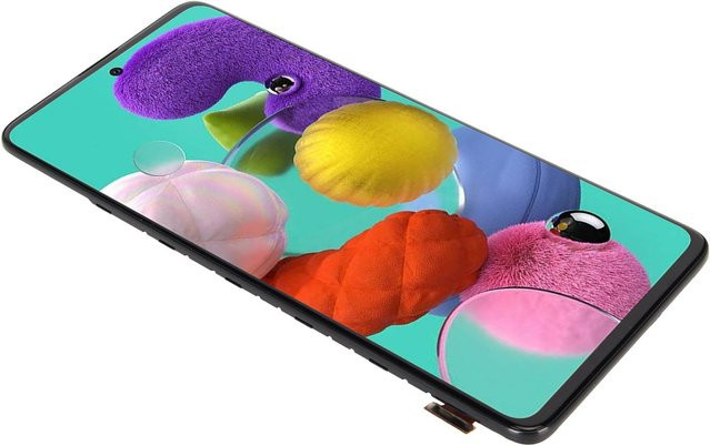 Samsung Galaxy A51 Ersatz-Display Kit mit 6,5 Zoll Touchscreen Digitizer Baugruppe und Rahmen in Pink inklusive Reparaturwerkzeug - Bild 1