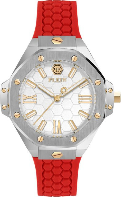 Philipp Plein Damenuhr, Quarz, Edelstahl, Silber, 39 mm - Bild 1