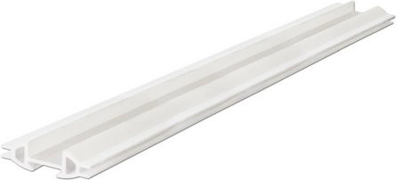 Fuchs Design Verlegeprofil aus Kunststoff in Weiss, B/H: 4 x 18 cm - Bild 1