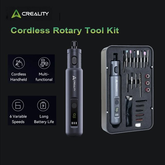 Creality Kabelloses Rotationswerkzeug-Set mit Akku als multifunktionales Schleif- und Poliergerät für 3D-Drucker-Teile - Bild 1