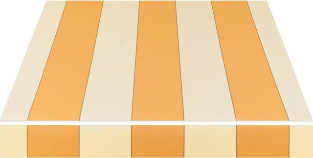Spettmann Kassettenmarkise VC 1000 aus Polyacryl mit Aluminiumgestell in Beige-Orange-Gestreift, B: 550 cm, A: 350 cm - Bild 1