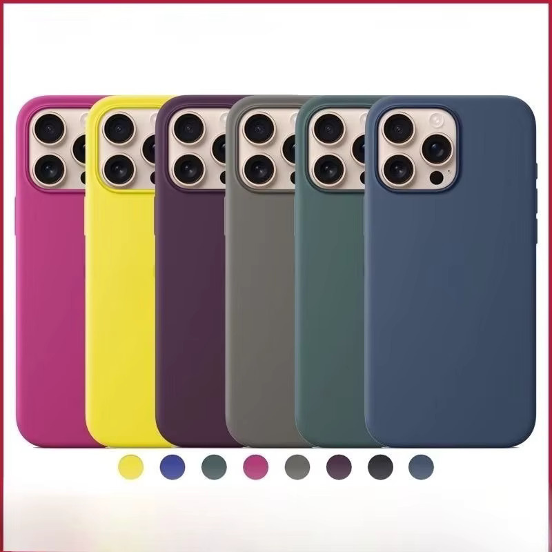 Apple Original Flüssigsilikon-Hülle für iPhone 16 Pro Max, iPhone 16 Pro und iPhone 16 Plus, MagSafe kompatibel, Farbe: Purple - Bild 1