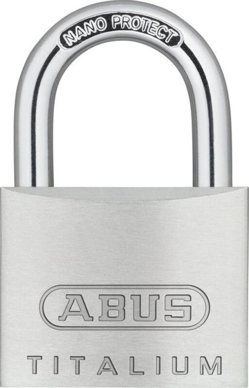ABUS Vorhangschloss aus Metall in Silber mit Schlüssel, Breite: 118 mm - Bild 2