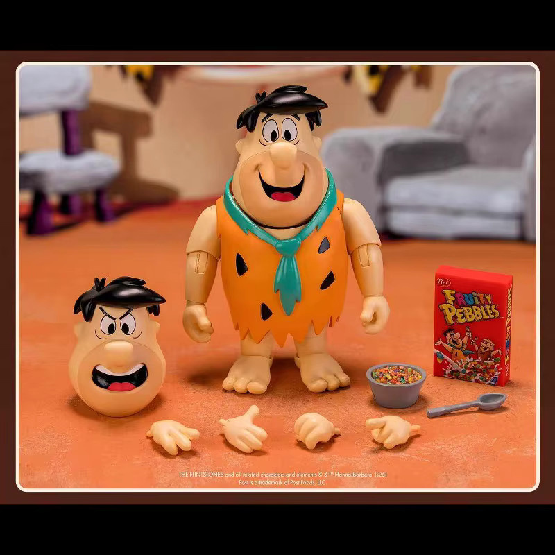 Jada Toys The Flintstones Barney Rubble Fred Flintstone, Actionfigur, 1/12 - Bild 2