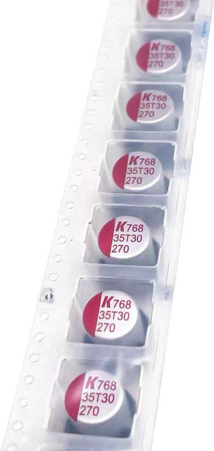 KEMET Chip-Feststoffkondensator 35V 270UF für PC-Motherboards, Größe 10 x 12 mm - Bild 1