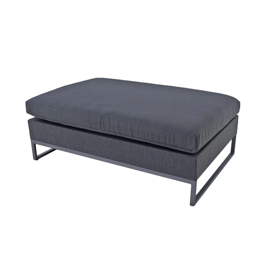 DELUKE Polsterhocker HELGA Sitzhocker in Grau mit modernem Design, B/T/H: 140 x 49 x 41 cm - Bild 2