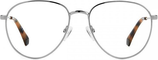 Polaroid Pld D486 Brille, Unisex, Vollrand, Rund, Metall, Grau - Bild 1