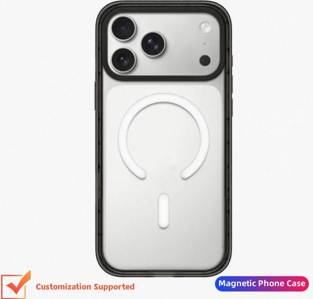 DKFoomky Transparente MagSafe Acryl Handyhülle für iPhone 17, 16, 15, 14, 13 Pro Max und Plus - Bild 1