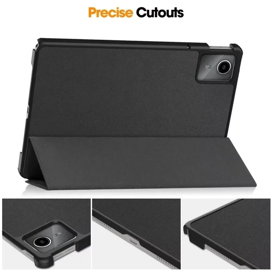 Lenovo Smart Tablet Abdeckung für Tab M11 TB330FU TB331FC und Xiaoxin Pad 2024 11 Zoll, Tri-Folding Stand Case, Schwarz - Bild 3