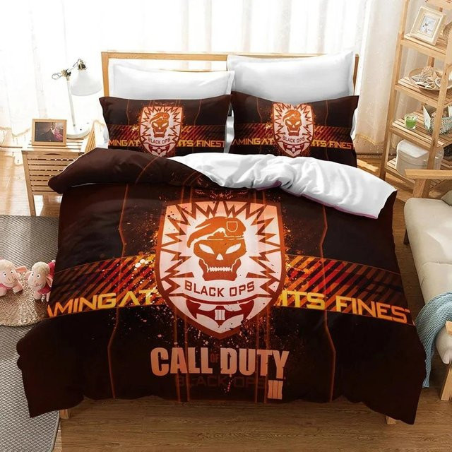 Call Of Duty Warzone Bettwäsche Set mit 3D-Druck, Mikrofaser-Polyester, Mehrfarbig, B/H: 70 x 133 cm - Bild 1
