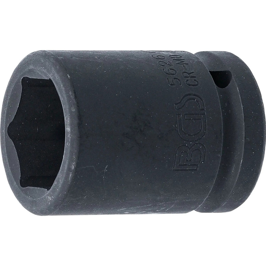 BGS Kraft-Steckschlüssel-Einsatz Sechskant 5626 aus Chrom-Molybdän-Stahl, Antrieb Innenvierkant 20 mm (3/4 Zoll), Schlüsselweite 26 mm, Schwarz - Bild 2