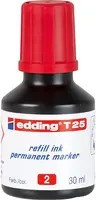 edding Nachfülltinte T25 Marker-Tusche mit Tropfdosierer in Rot, 30 ml - Bild 1