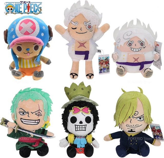 ONE PIECE Plüschtier Gear 5 Luffy Sanji Brook Tony Chopper, Plüsch / Textil, Bunt / Mehrfarbig - Bild 1
