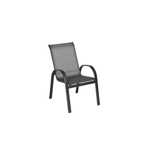 Merxx Gartenmöbelset Amalfi 7-teilig mit 6 Stapelsesseln und Tisch in Graphit-Grau, Tisch B: 150 cm, T: 90 cm - Bild 2