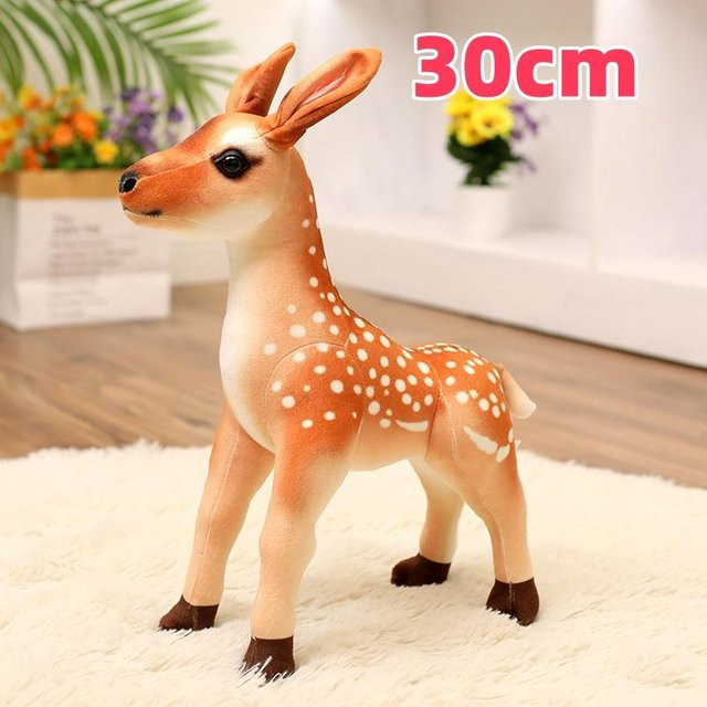 Yiran toy Sikahirsch Plüschtier, braun - Bild 1