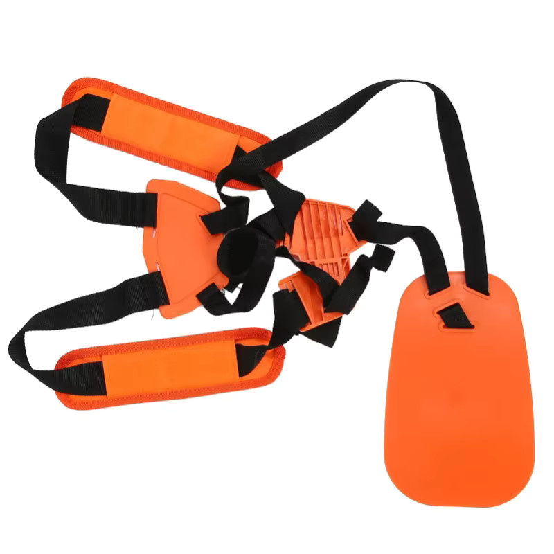 Robuster Nylon-Trimmergurt in Orange mit doppelter Schulter zur Reduzierung der Schultermüdigkeit für Rasenmäher und Freischneider - Bild 7