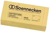 Soennecken Haftnotizen Gelb, 12er Pack, FSC-zertifiziertes Papier - Bild 1