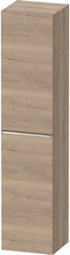 Duravit Hochschrank D-Neo mit 1 Tür und 5 Regalböden, Farbe Weiß/Braun Marmor, B: 40 cm, T: 36 cm, H: 176 cm - Bild 1