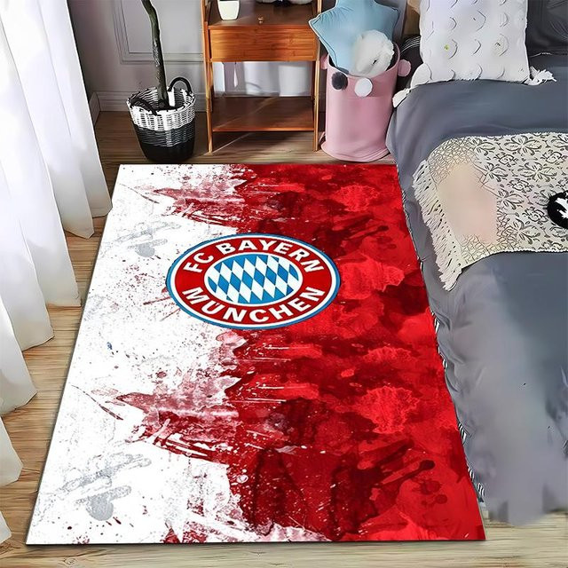 Nimbus Carpet FC Bayern München Logo Teppich, rot-weiß, B/T: 60 x 40 cm - Bild 1