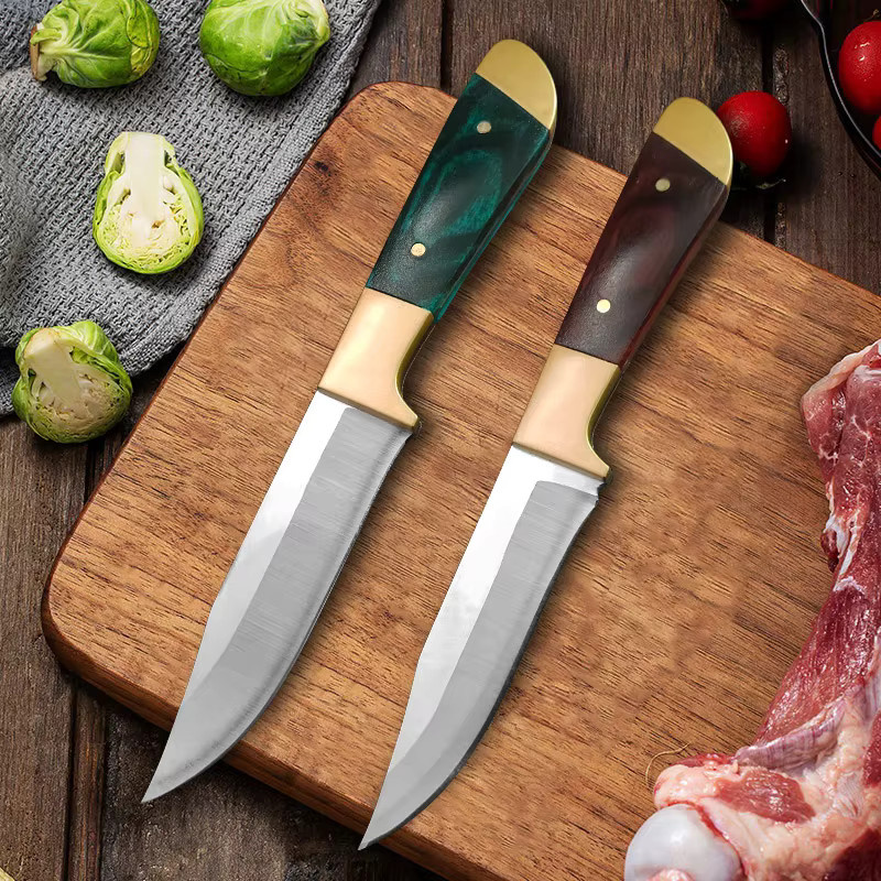 Multifunktionales Ausbeinmesser von GuanQi zum Schneiden von Fleisch, Gemüse und Obst mit Kunststoffgriff in Mehrfarbig - Bild 2
