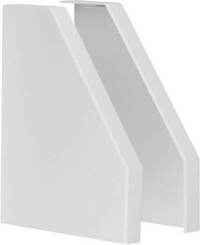 Hager Endstück in Grau und Weiß, B: 23,0 cm, H: 19,0 cm - Bild 1