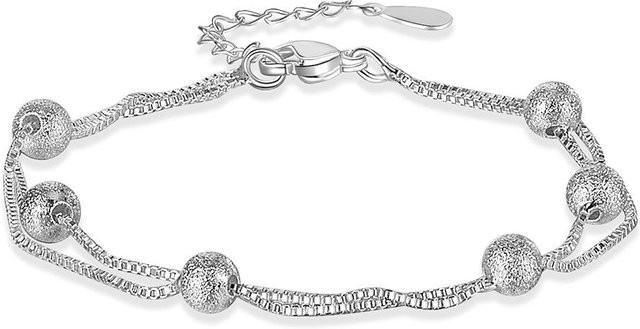 Lucky Star Jewelry Perlenarmband, doppellagig, matt, rund, Damen - Bild 1