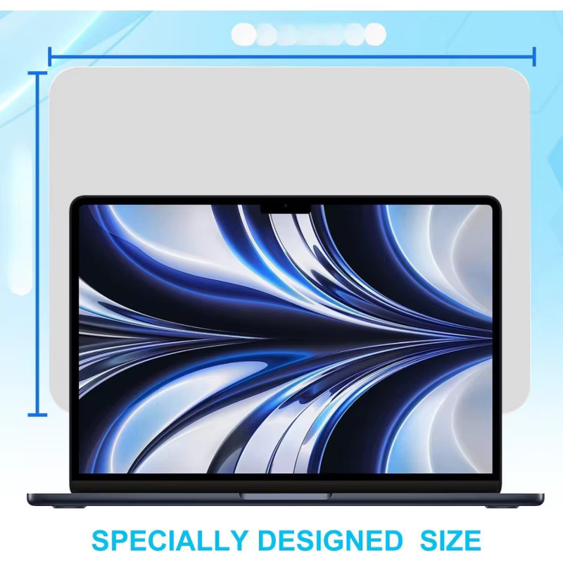 Apple Mikrofaser-Liner-Reinigungstuch mit Bildschirmtastatur-Aufdruck-Schutz für MacBook Pro und MacBook Air 2018–2025 - Bild 2