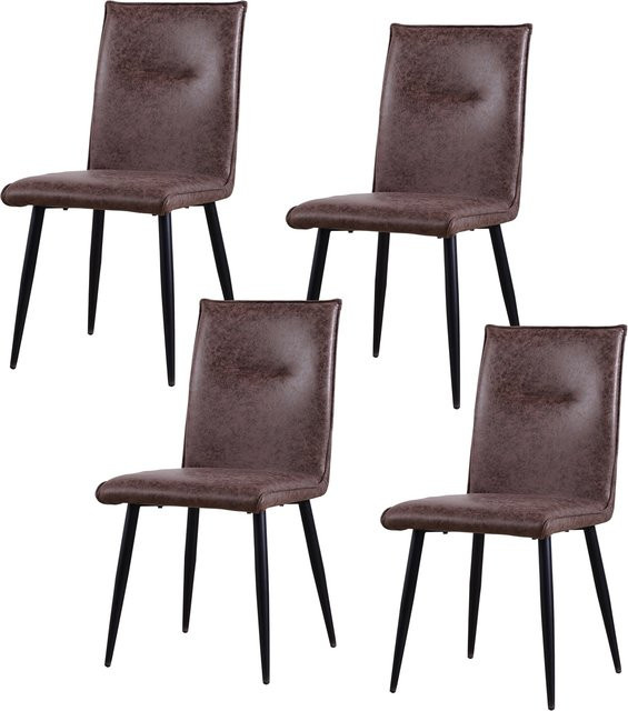 HTI-Living Stuhl Salinas in Antikbraun mit Vintage-Optik - Bild 1