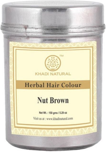 Khadi Pflanzenhaarfarbe Walnuss, 150 g, Nussbraun - Bild 1