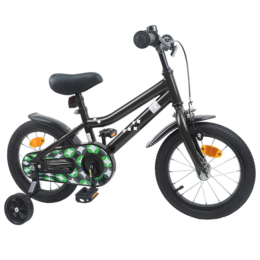 VD Home Furnishing Kinderfahrrad 16 Zoll Schwarz - Bild 4