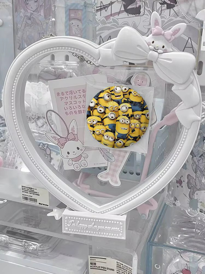 Brosche M-Minions, Runde Anstecknadel, Bunt - Bild 7
