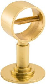 CONACORD Wandhalter für Handlaufseile bis 30 mm Ø, Messing poliert, braun - Bild 1