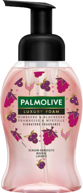 Palmolive Luxury Foam Schaum-Handseife Himbeere & Blaubeere, 250 ml - Bild 1