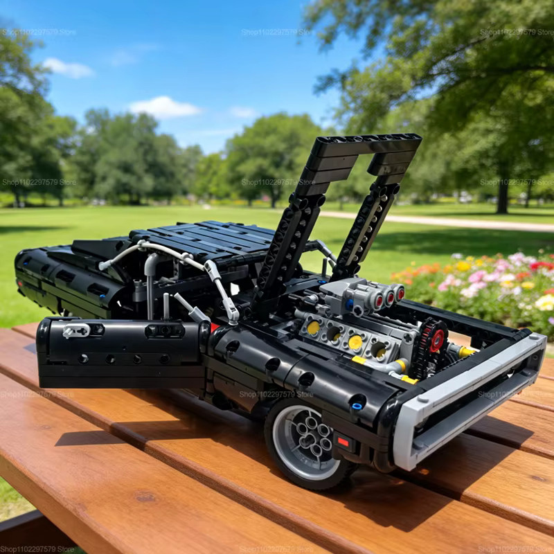 iosn Technik-Rennwagen-Bausteinset, 1077 Teile - Bild 2