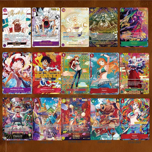 Bandai One Piece Proxy Cards Collection, Spielkarten, Englische Version - Bild 1