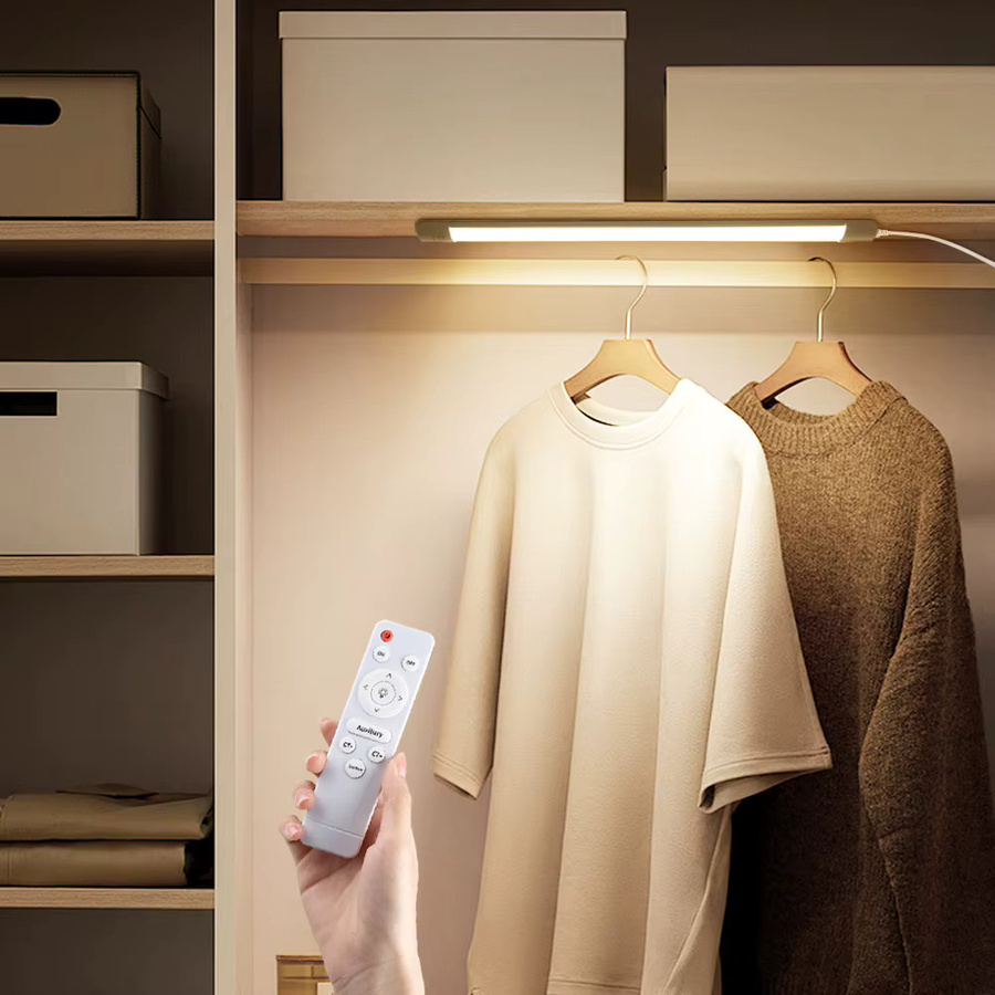 LANGYUE Dimmbare LED-Schrankleuchte mit Fernbedienung in Weiß für Küche und Wohnzimmer - Bild 5