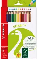 STABILO Buntstifte GREENtrio in Multicolour, 12er Packung - Bild 1