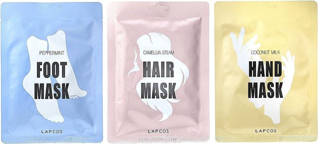 Lapcos Variety Body Mask Pack, 3 Masken, Unisex - Bild 1