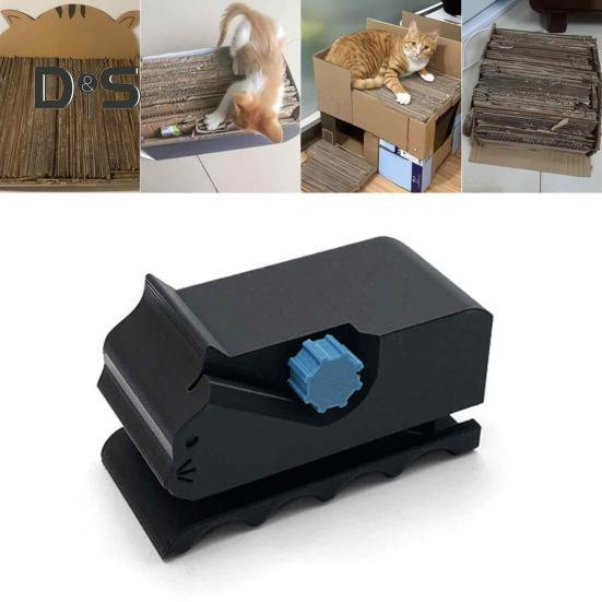 Kartonschneider in Rot für Katzenkratzbretter – 3D-gedruckter handgeführter Karton-Recyclingmesser für DIY-Katzenkratzbäume - Bild 4