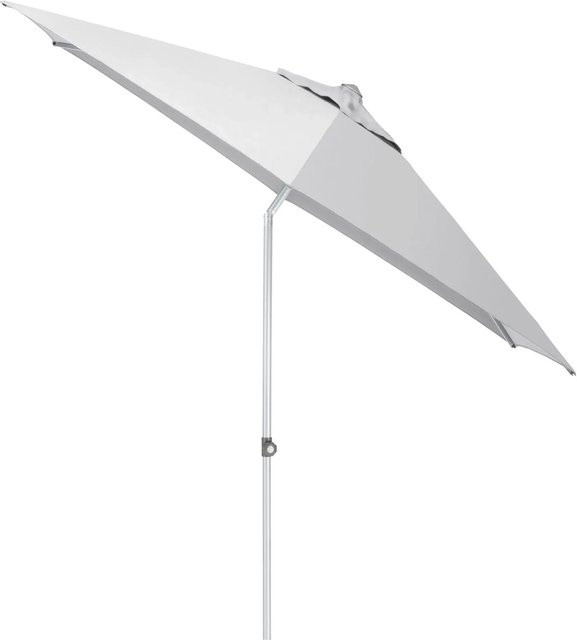 Kettler Marktschirm EASY PUSH mit UV 50+ Schutz, hellgrau, Durchmesser: 300 cm, Höhe: 250 cm - Bild 1