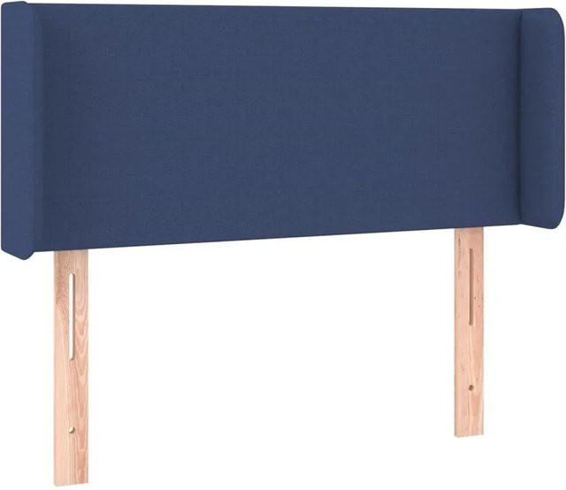 vidaXL LED Kopfteil Blau mit USB-Ladeanschluss und integrierter Beleuchtung, B/T/H: 83 x 16 x 78-88 cm - Bild 1