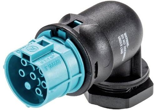 Wieland Electric 96.063.6253.6 Geräteanschluss in Turquoise und Multicolour - Bild 1
