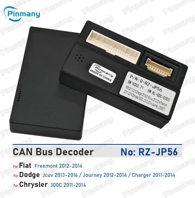 CAN-Bus-Decoder G-RZ-JP56 20-Pin Black Box für Chrysler 300C, Dodge Journey, Charger und Fiat Freemont in Schwarz - Bild 1