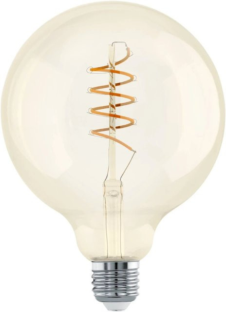 Eglo LED Leuchtmittel E27 Globeform Vintage in Transparent mit warmweißem Licht und sichtbarem Filament - Bild 1