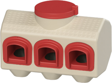 OverEZ Chicken Coop Futterautomat für 20 kg Futter - Bild 1