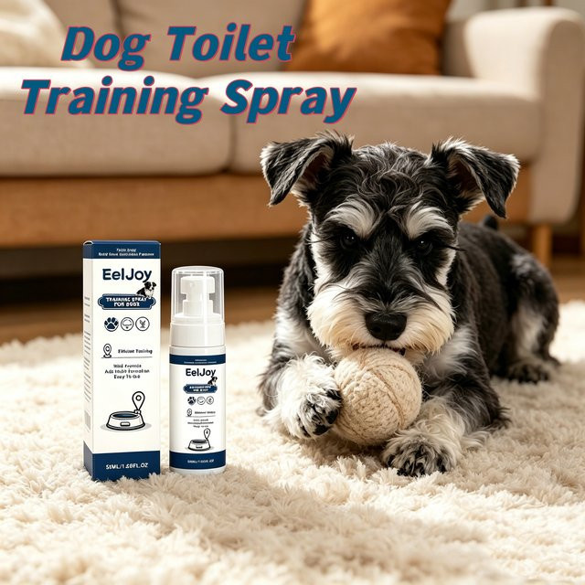 Eeljoy Hunde-Toilettentrainingsspray in Weiß zur Unterstützung der Toilettenanpassung und Positionierung für Welpen und Katzen - Bild 1