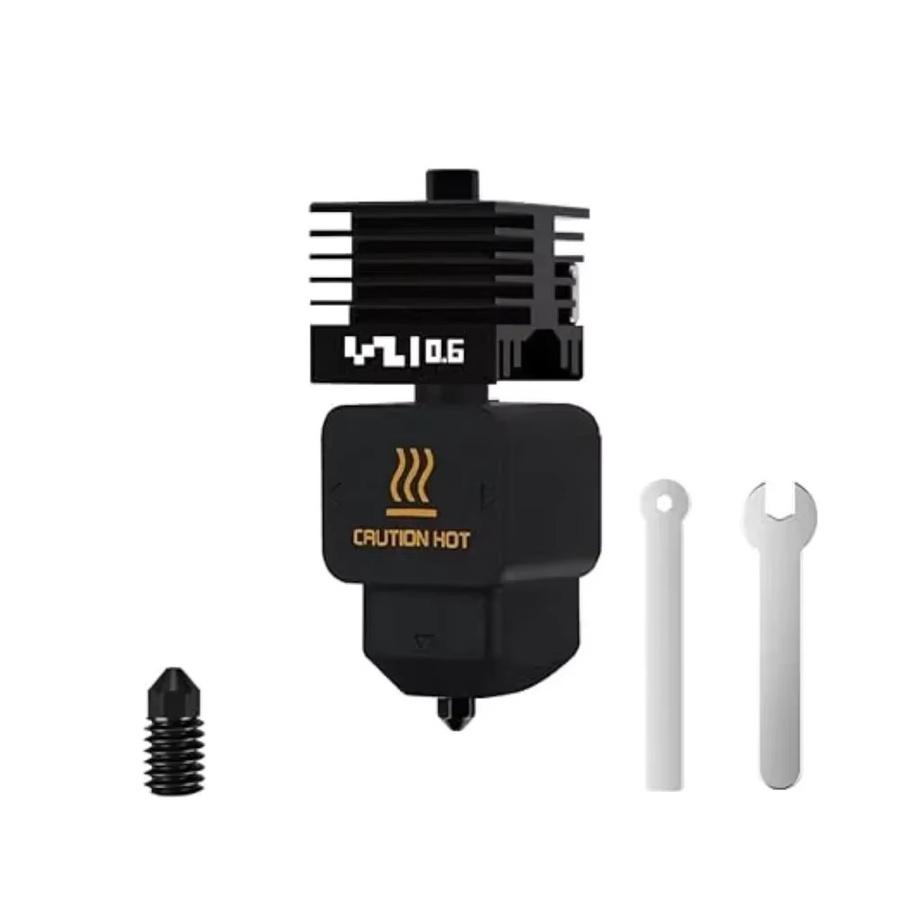 Phaetus Conch Hotend-Set mit Endcoat-Düsen 0,4 mm und 0,6 mm in Schwarz für Bambulab H2D H2S A1 A1mini FDM-Drucker - Bild 2